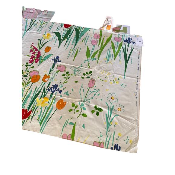 Brunschwig & Fils "Guermantes" fabric flowers vintage swatch light weight 1 yard - Picture 2 of 7